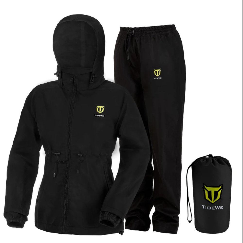 TideWe Packable Rain Suit - WM's Small
